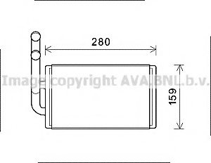 PRASCO OL6570 Heat Exchanger, interior heating